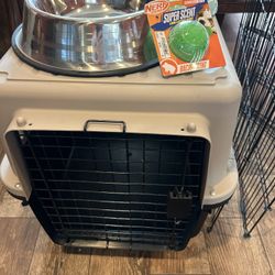 Pet Fence Off And Cage With Toy