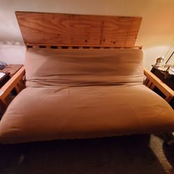 Solid Wood Futon