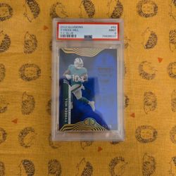 2022 Panini Illusions-Trophy Collection Blue #62 Tyreek Hill /75 -PSA 9 