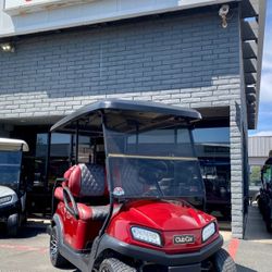 2021 CUSTOM CLUB CAR TEMPO 4 PASSENGER GOLF CART W/ LITHIUM BATTERY