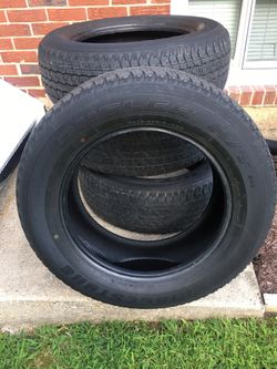 4. Tires Bridgestone Dueller265/65/R18