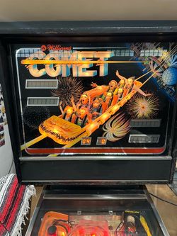 1985 Williams pinball machine "Comet"