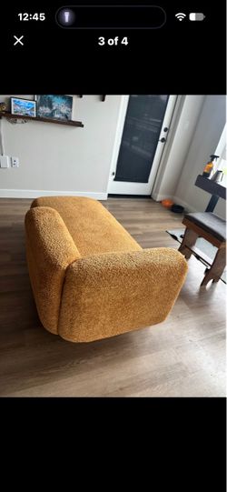 Mustard/Orange  Boucle chaise