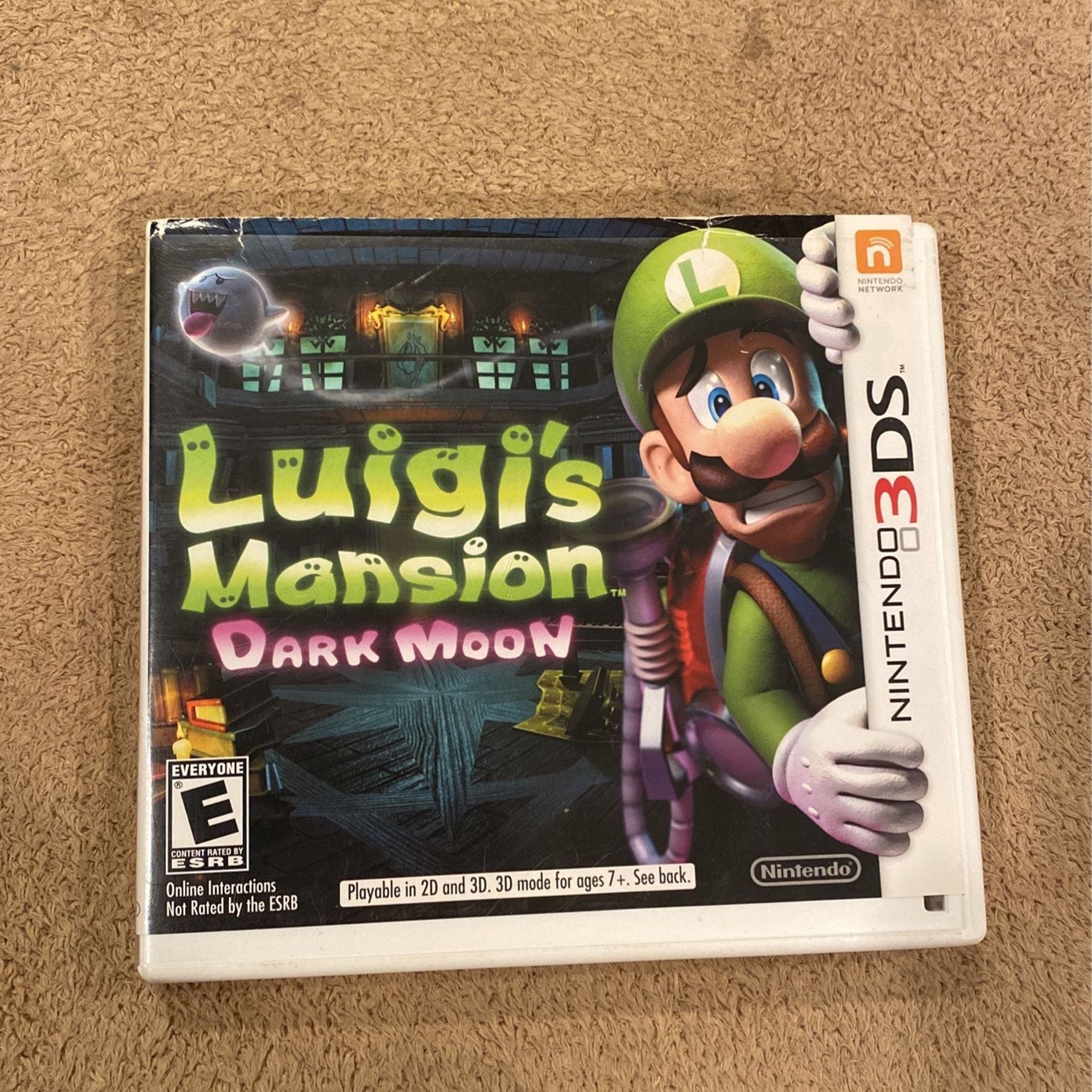 Luigis Mansion Dark Noon 3ds Game