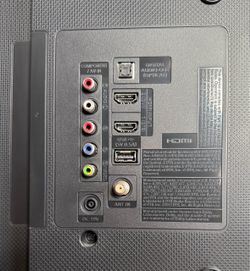 Samsung 32” LED HDTV with AV, HDMI, USB and Digital Audio output, comes with Remote Control, Excellent For Desk Top Or Kitchen, Bedroom, Garage, Etc.
