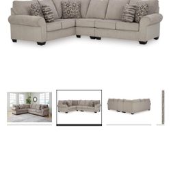 Sectional Sofa 3 Piece Stone Color