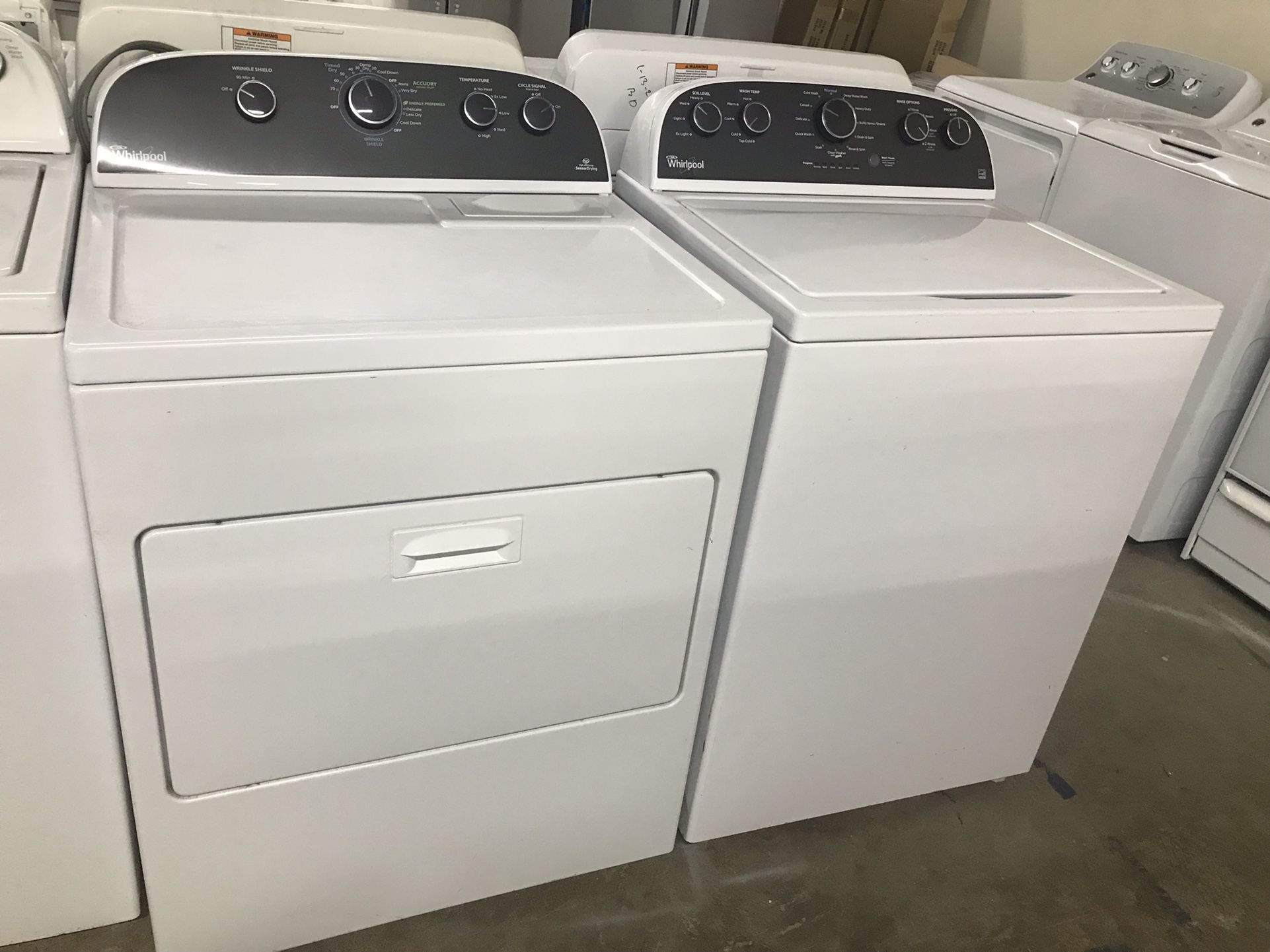 Whirlpool Washer And Dryer Set!!
