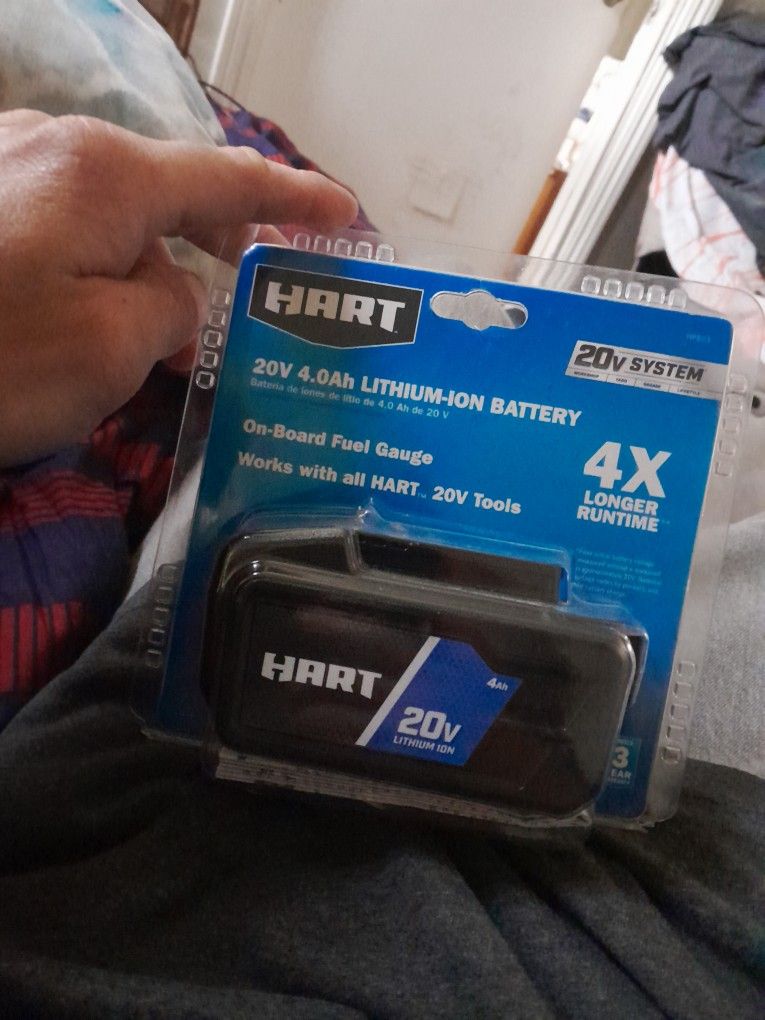 HART 20V BATTERY 4AH for Sale in Vista, CA OfferUp