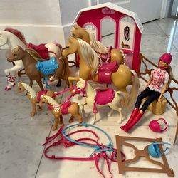 Barbie ranch playset shop