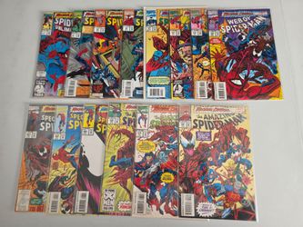 Maximum Carnage 1-14 Complete Story Set Marvel Spider-Man Venom Carnage 1993  comic book set