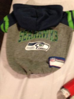 Small Seahawks dog hoodie $15 obo