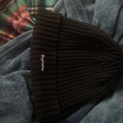 Black Supreme Beanie