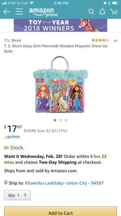 Mermaids Wooden Magnetic Dress-Up Dolls