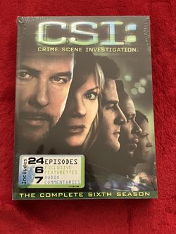 CSI Crime Scene Investigation The Complete Sixth Season 6 DVD BOX SET ‼️ NEW & SEALED ‼️