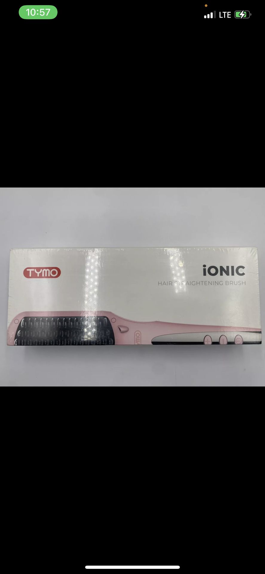 TYMO Ionic Hair Straightener Brush Straightening Comb New Pink Air Sandwich