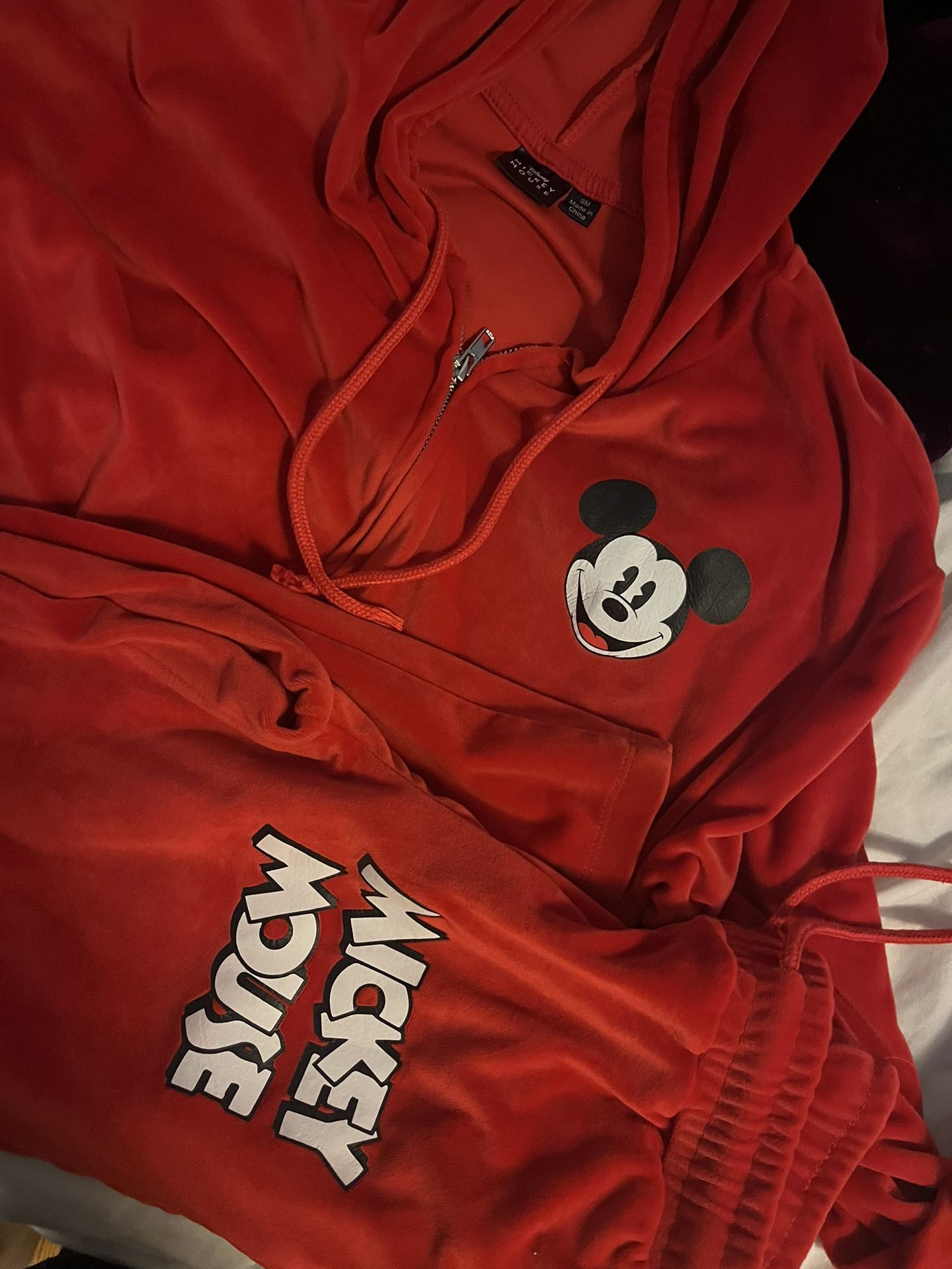 Mickey Mouse Velvet Set
