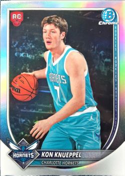 2025 Bowman University Chrome Basketball RC Kon Knueppel #4 Charlotte Hornets Topps