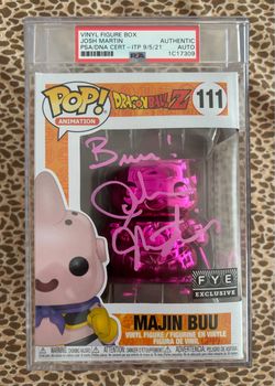 Funko Pop Majin Buu Signed