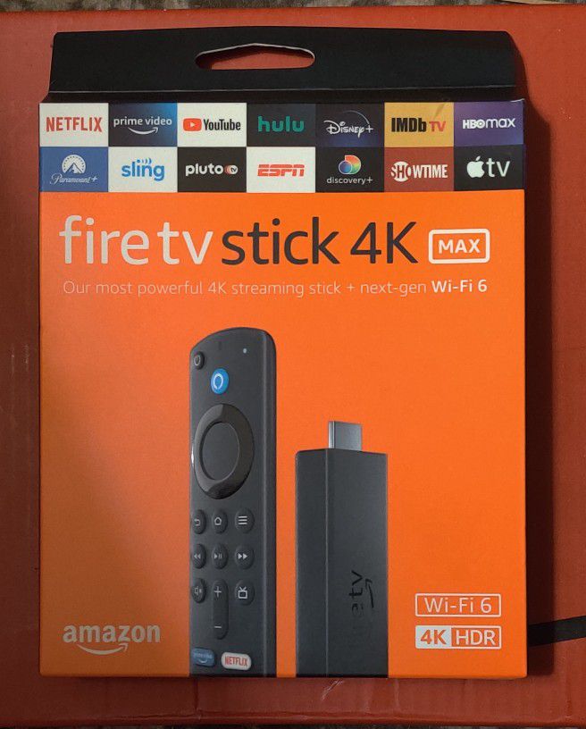Introducing The Newest Fire TV Stick 4K Max streaming device, Wi-Fi 6, Alexa Voice Remote (includes TV controls)

