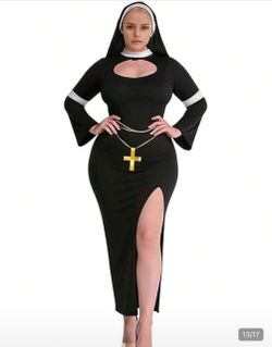 Sexy Nun Halloween Costume Set