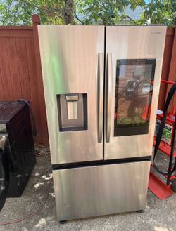 Samsung family hub used fridge