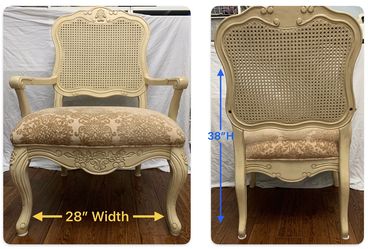 (3) L Powell French Provincial Throne Chairs