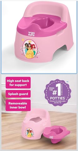 Bright Starts Disney Princess Full Comfort Potty Training Toilet