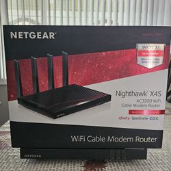 NETGEAR - Nighthawk AC3200 Wi-Fi Router with DOCSIS 3.1 Cable Modem