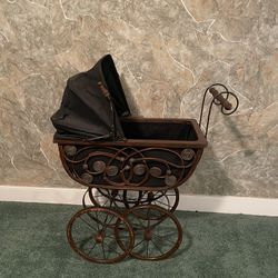 Vintage Doll Baby Stroller 
