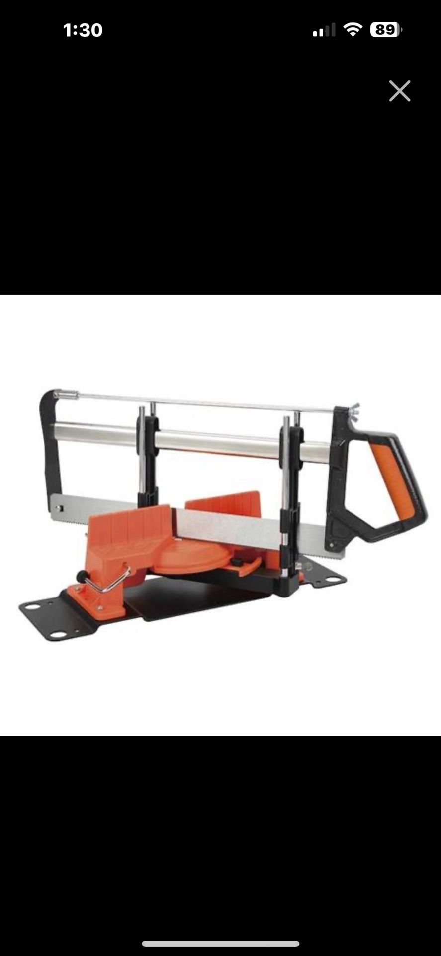 Jorgensen 17-in Blade x 24-in D Plastic/Steel Miter Box