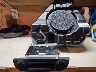 Fiat Beats Subwoofer And Factory Stereo