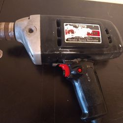 Vintage USA Sears Craftsman 3/8" Corded Electric Reversible Drill