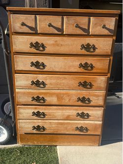 Wood dresser