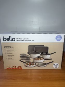 Bella 21 Piece Cookware Set, Nonstick