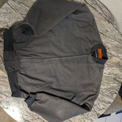 90s–early 2000s (LG) Red Kap work jacket Charcoal/Dark gray