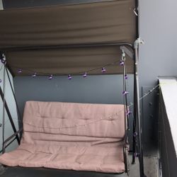 Two Seat Canopy Swing