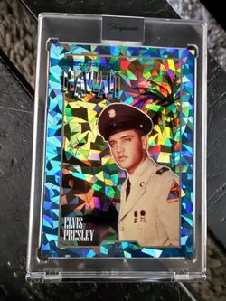 🌺🔥 ELVIS PRESLEY KEEPSAKE “GREETINGS FROM HAWAII” BLUE CRACKED ICE /100 🔥🌺