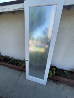 32“ X 95“ Double Sided Mirror Left Swing Door