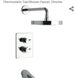 Shower Faucet With Valve La Toscana Morgana Chrome 2-Handle  Shower Faucet With Valve New