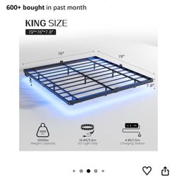 King Bed Frame And Mattress 