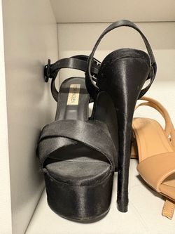 Size 7 black satin