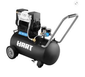 $140 HART Black 135 PSI Oil-Free Electric Air Compressor 8 gal.