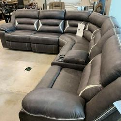 Kincord Midnight LAF Power Recliner Sectional