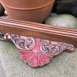 Hand Carved Shelf