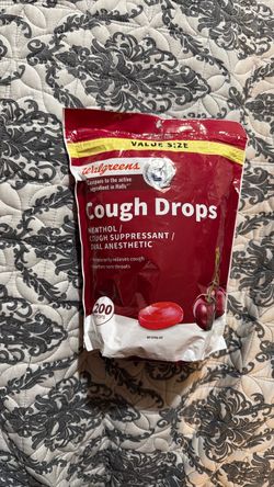 Walgreens Cherry Cough Drops Value Size 200ct
