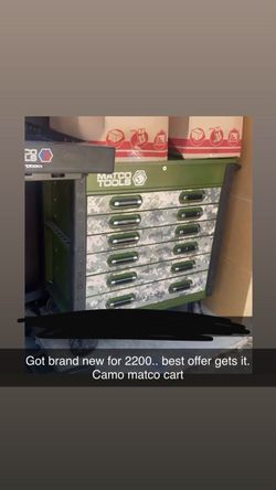 camo matco roll box