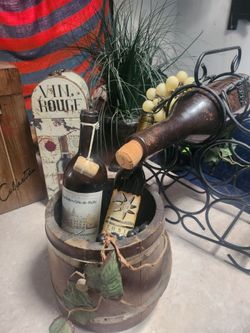Wine decoration.
