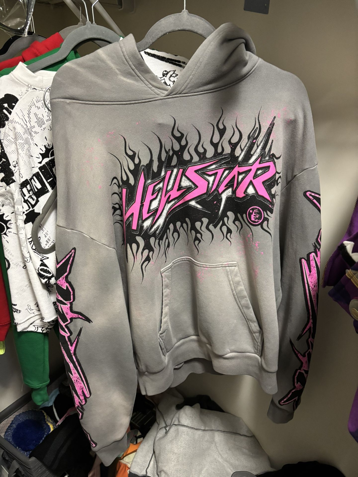 Authentic Pink Hellstar Hoodie 