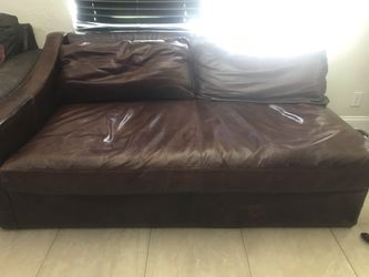 Leather sofa