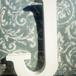 White Letter J
